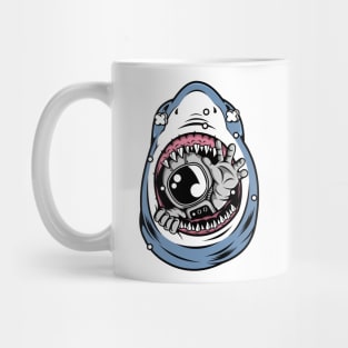 Astronaut Shark Mug